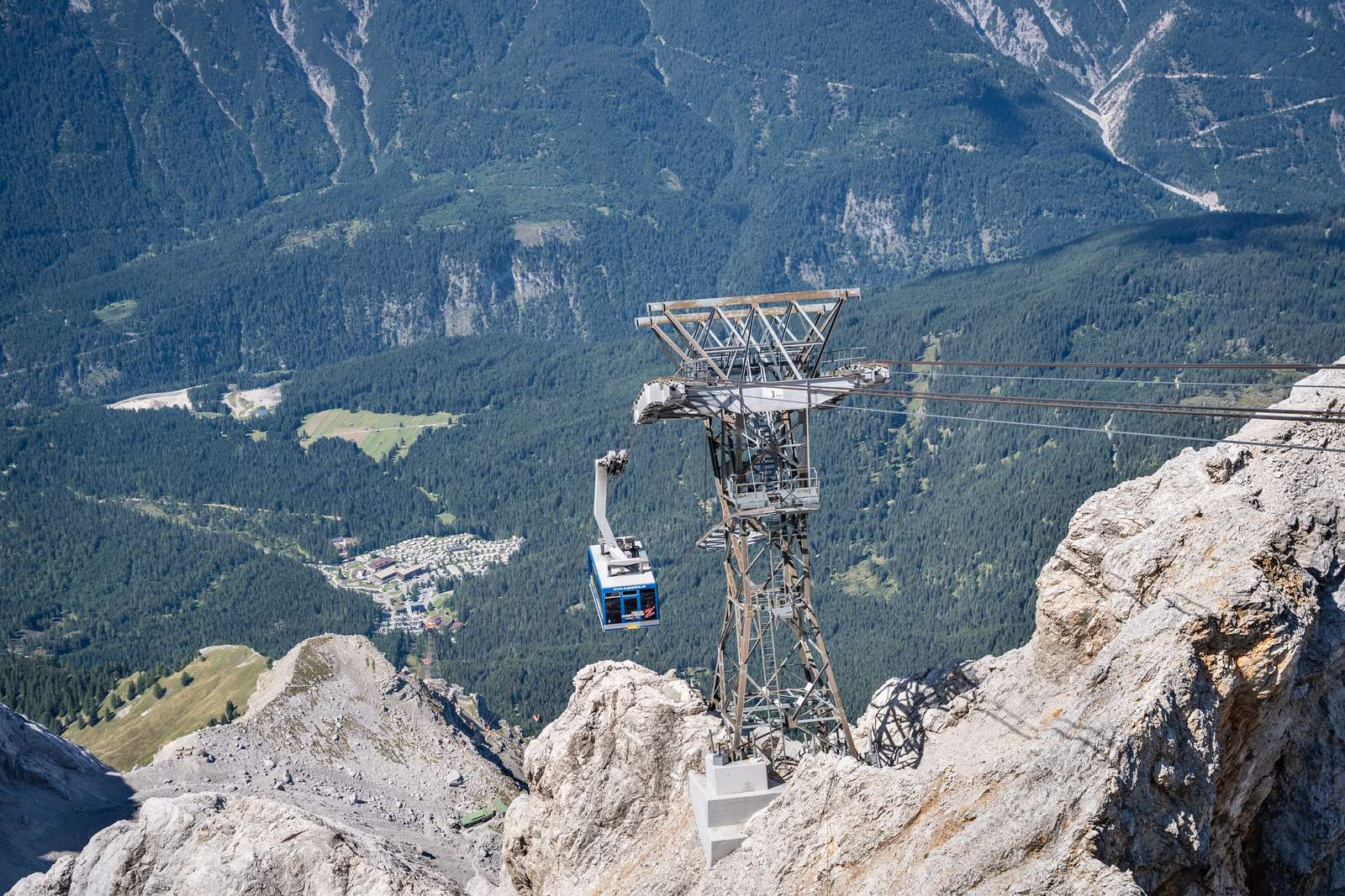 Mountain gondola ride
